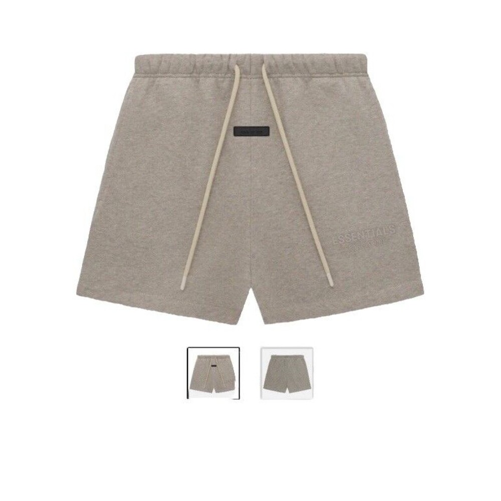 Fear of God Essentials Summer Sweatshort Core Heather Size S 100% Authentic NWOT